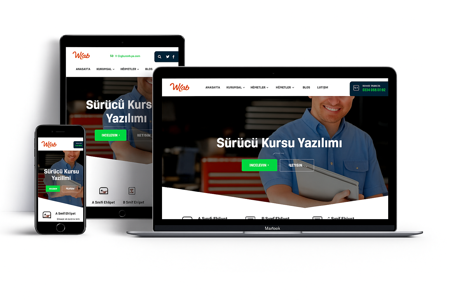 Sürücü Kursu Web Sitesi v1