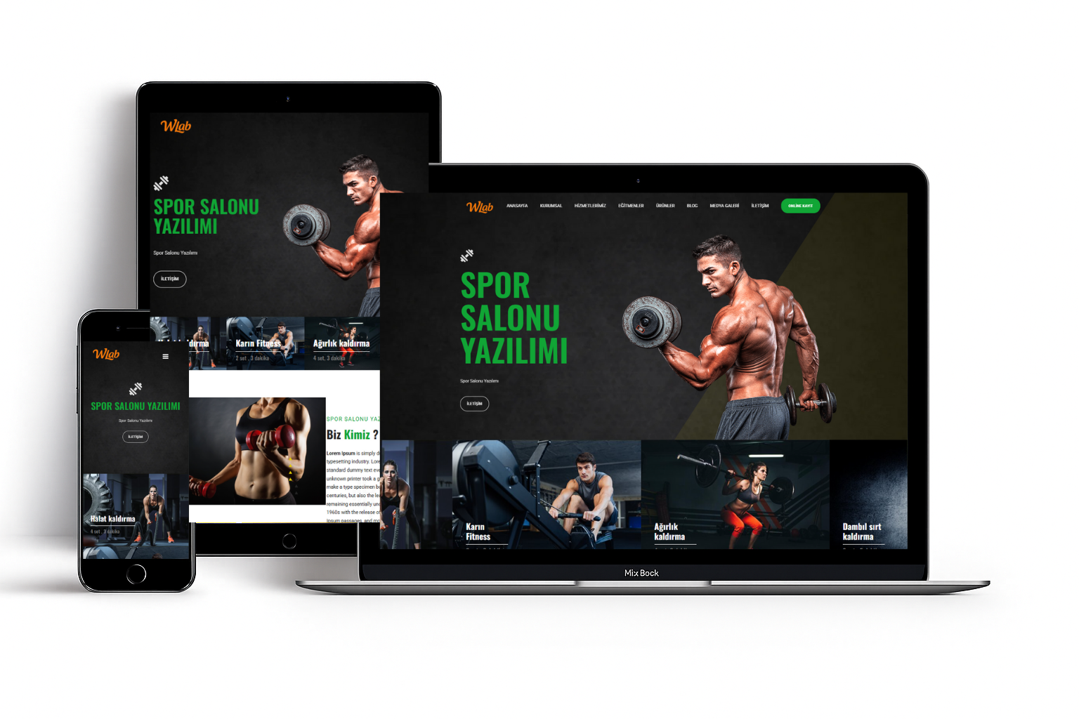 Spor Salonu Web Sitesi v1